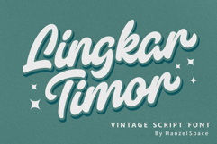 Lingkar Timor - Vintage Script Font Product Image 1