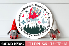 I&#039;m Dreaming Of A Vintage Christmas svg design Product Image 1
