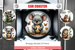 Car Coaster Garden Grumps Product Image 1