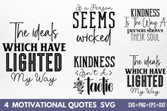 Motivational Quotes Designs SVG Product Image 1