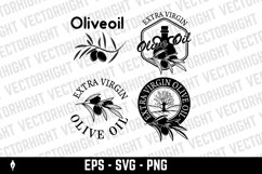 Set of olive oil emblems. Olive branch. Product Image 1