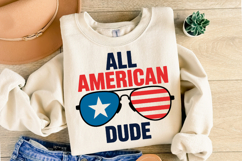 All American Dude svg | 4th of july Svg | Shirt Svg Product Image 2
