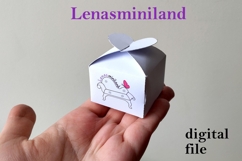 Miniature heart box digital file PDF download Lenasminiland Product Image 1