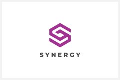 Synergy Letter S logo design vector template Product Image 1
