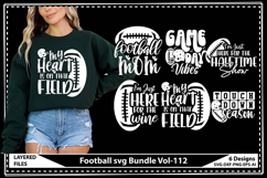Football Svg Bundle, Football Mom Svg, Game Day Svg Bundle Product Image 1