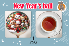 Christmas tree ball, stand for hot food Product Image 1