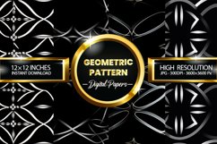 Geometric Pattern Digital Papers - 04 Variations Product Image 1