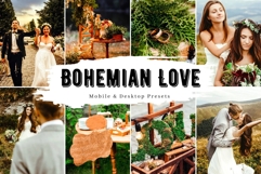10 Bohemian Love Mobile Lightroom Presets Product Image 1