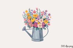 Floral bouquet in PNG, Motivation Sublimation PNG Product Image 1