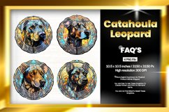 Catahoula Leopard Wind Spinner Sublimation - 04 Variations Product Image 1