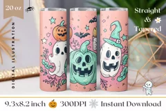 Spooky Halloween Tumbler, Funny Halloween Print Product Image 1