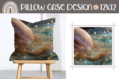 Glitter Pillow Case, Glitter Sublimation Design Product Image 1