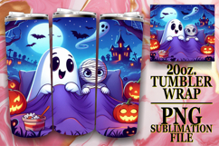 Sweet Joy 20oz tumbler wrap, Ghost Product Image 1