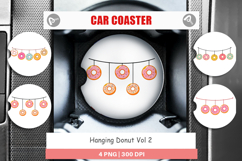 Car Coaster Hanging Donut Product Image 1