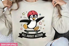 All About Action PNG, Cute Animal Sublimation PNG Product Image 2