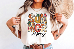Summer vibes PNG sublimation |Beach &amp; Summer PNG T-Shirt Product Image 6