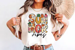 Summer vibes PNG sublimation |Beach & Summer PNG T-Shirt Product Image 6