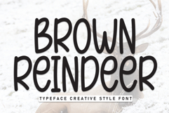 Brown Reindeer Product Image 1