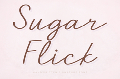 Sugar Flick - Handwritten Signature Font Product Image 1