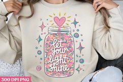 Let Your Light Shine PNG, Motivational Sublimation PNG Product Image 2