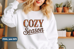 Cozy Season Png sublimation design, PNG Product Image 2