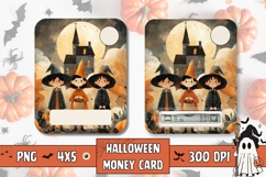Cartoon Halloween Money Card, Kids Money Card Printable Product Image 1