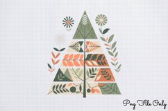 Scandinavian Folk Art Christmas Clipart PNG Product Image 1