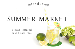Summer Market Sans Font Product Image 1