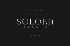 Solora &amp; Tekoro Modern Font Duo Product Image 1