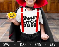 Spooky Little Dude svg, Toddler Halloween svg, Retro svg Product Image 2