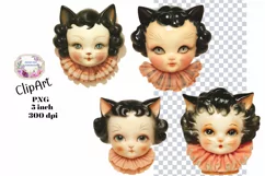 Halloween, Vintage, Cardboard, Ephemera, PNG, Clipart Product Image 1