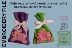 ITH Running Bunny Treat Bag or Small Gift Bag Product Image 1
