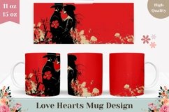 Western Mug Wrap, Cowboy Mug Design, Love Mug PNG Product Image 1