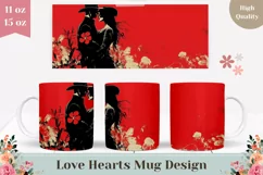 Western Mug Wrap, Cowboy Mug Design, Love Mug PNG Product Image 1