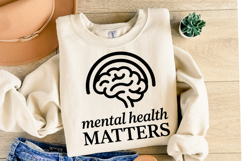 Mental Health Matters Svg Design | Svg Cut Files | Shirt Svg Product Image 2