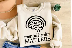 Mental Health Matters Svg Design | Svg Cut Files | Shirt Svg Product Image 2