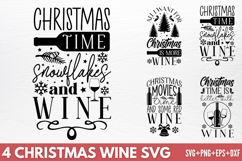 Christmas Wine SVG Product Image 1