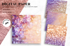 rainbow glitter Background Wallpaper Sparkles Digital Paper Product Image 1