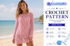Flower Lace Tunic Crochet Pattern PDF Product Image 7