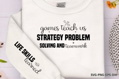 Games teach us strategy problem solving and teamwork SVG PNG Product Image 2