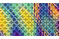 Abstract geometric multi-colored fantasy background. Product Image 1