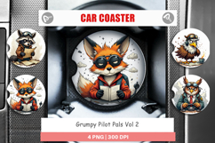 Car Coaster Pilot Grumps Product Image 1