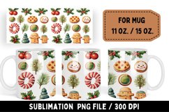 Christmas Sublimation Mug, Ginger Mugs Cookie Product Image 1