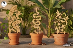 Support Plant Stakes SVG Bundle | Glowforge | Laser Cut Product Image 1