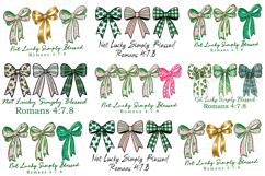 Not Lucky Simply Blessed Png Shirt, Christian St Patrick PNG Product Image 1