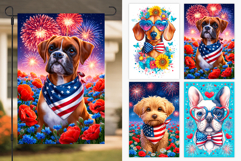 Patriotic Garden Flag Bundle. Patriotic Day Sublimation Product Image 2