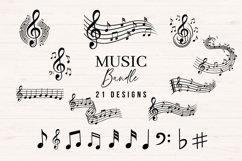 Music SVG Bundle - svg, png, dxf Product Image 1