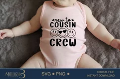 New To Cousin Crew,Cousin Crew Svg,New To Cousin Crew Svg,Br Product Image 1