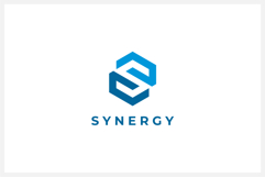 Synergy Letter S Hexagon Logo Design Vector Product Image 1