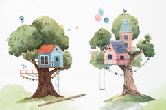 "Watercolor Treehouse" Product Image 3